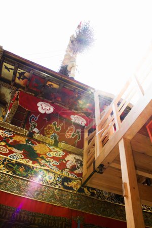Photo for Giant hoko float for Gion Matsuri festival  in  Kyoto ,japan - Royalty Free Image