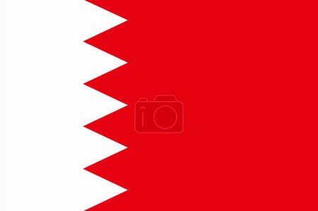The National Flag Of Bahrain 