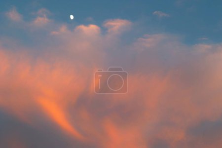 Photo for Beautiful sunset sky with clouds - Royalty Free Image