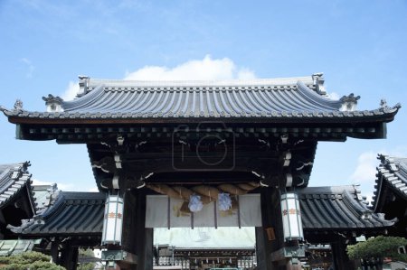 Foto de Plano escénico de la hermosa arquitectura del templo japonés antiguo - Imagen libre de derechos
