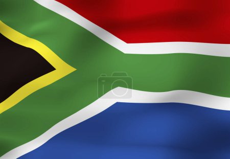 Photo for The National Flag Of South Africa - Royalty Free Image
