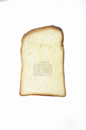 Photo for Fresh baked bread on a white background - Royalty Free Image