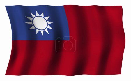 Téléchargez les photos : Le drapeau national de Taiwan - en image libre de droit
