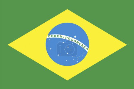 Téléchargez les photos : Le drapeau national du Brésil - en image libre de droit