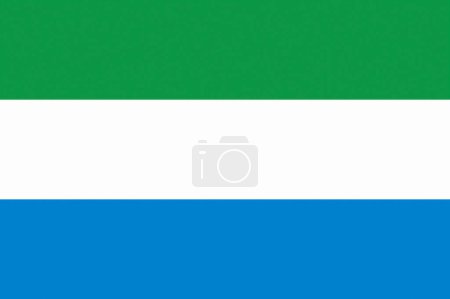 Téléchargez les photos : Le drapeau national de la Sierra Leone - en image libre de droit
