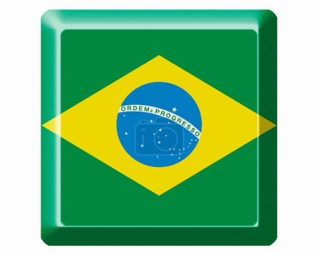 Foto de La bandera nacional de Brasil - Imagen libre de derechos