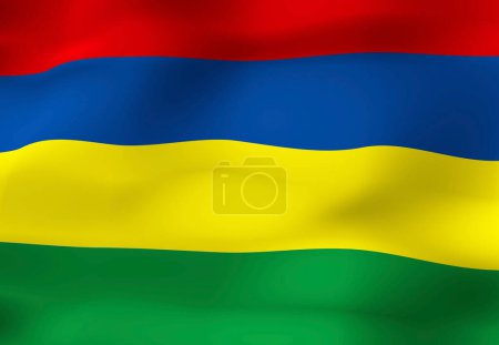 Téléchargez les photos : Le drapeau national de Maurice - en image libre de droit