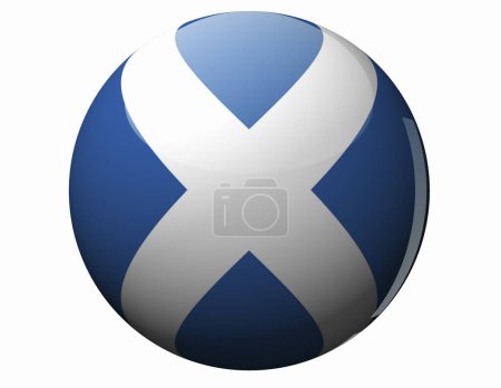 Photo for The National Flag Of Scotland - Royalty Free Image