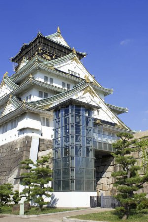 Photo for Main tower of Osaka castle in  Osaka - Royalty Free Image