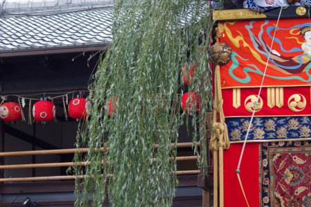 Téléchargez les photos : Flotteur géant hoko pour le festival Gion Matsuri à Kyoto - en image libre de droit