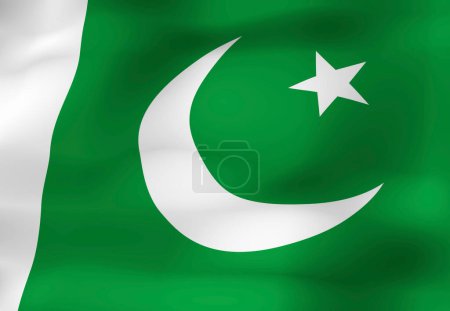 Foto de La bandera nacional de Pakistán - Imagen libre de derechos