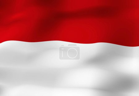 Photo for The National Flag Of Indonesia - Royalty Free Image