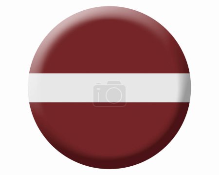 Foto de La bandera nacional de Letonia - Imagen libre de derechos