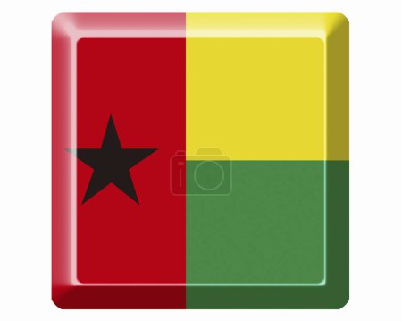 Photo for The National Flag Of Guinea-Bissau - Royalty Free Image