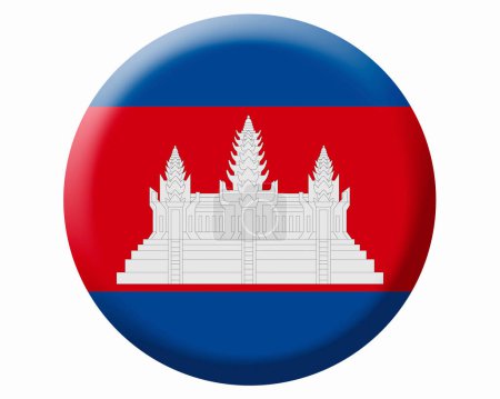 Foto de La Bandera Nacional de Camboya - Imagen libre de derechos