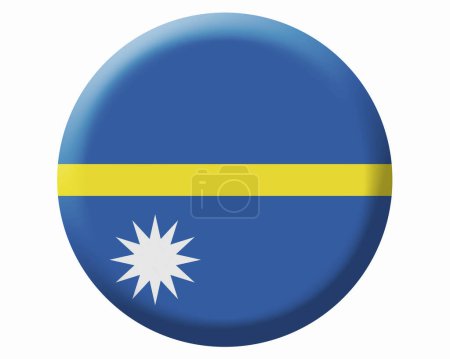 Le drapeau national de Nauru
