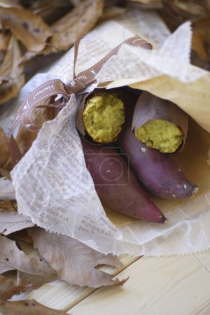  Japanese roasted sweet potatoes in paper