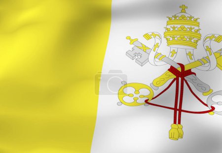 Téléchargez les photos : Le drapeau national du Vatican - en image libre de droit