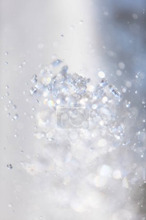 Photo for Water splash on a white background - Royalty Free Image