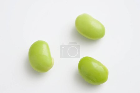 Photo for Resh organic green beans on background - Royalty Free Image