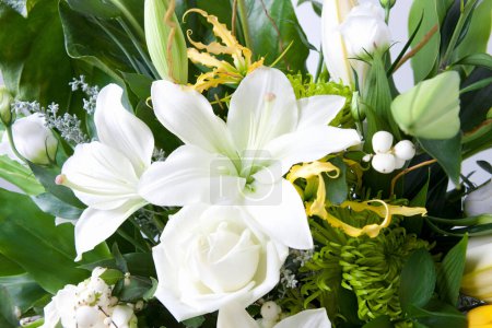 Foto de Arreglo de flores de boda de cerca - Imagen libre de derechos