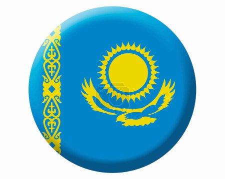 Téléchargez les photos : Le drapeau national du Kazakhstan - en image libre de droit