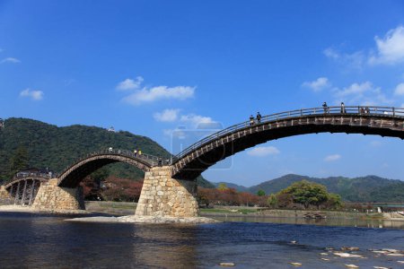 Puente Kintai en Iwakuni, Yamaguchi, Japón