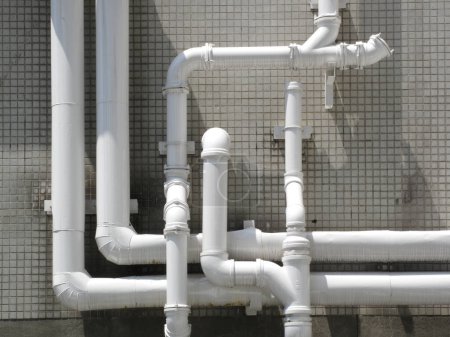 Photo for Pipes of the heating system - Royalty Free Image