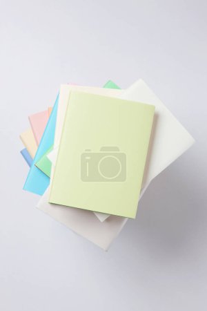 Photo for Stack of books on table - Royalty Free Image