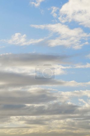 Photo for Blue sky background with clouds - Royalty Free Image