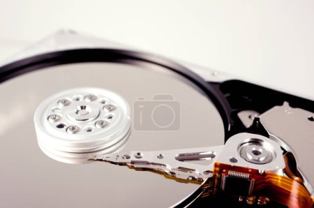 Photo for Close up of computer hard drive - Royalty Free Image