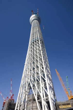 Photo for The Tokyo Sky Tree under construction - Royalty Free Image