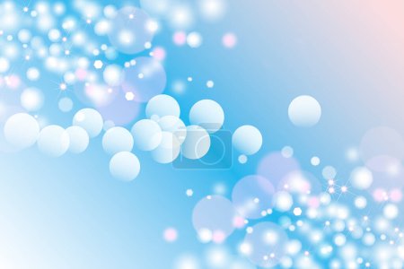 Photo for A bunch of bubbles floating in the blue background - Royalty Free Image