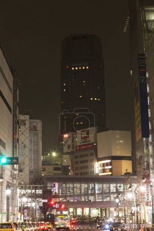 Foto de Paisaje urbano, vista nocturna de Tokio - Imagen libre de derechos