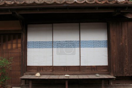 Photo for Traditional japanese architecture in Omori Ginzan village, Iwami Ginzan Silver Mine Site - Royalty Free Image