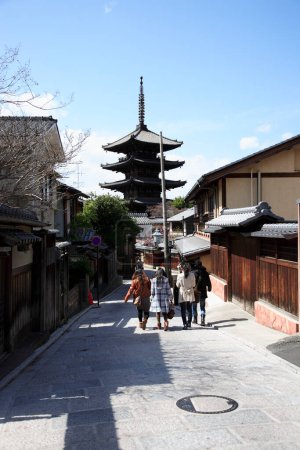 Photo for Scenic shot of beautiful ancient Japanese shrine - Royalty Free Image