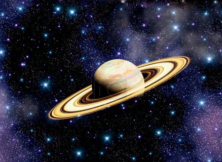 Téléchargez les photos : Étoiles et planète dans l'espace - en image libre de droit