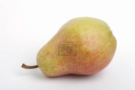 Photo for Close - up view of fresh ripe pear on white background - Royalty Free Image
