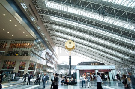 Photo for Modern interior of osaka train station at daytime, Japan - Royalty Free Image