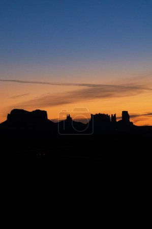 Photo for Monument Valley on border between Arizona and Utah in United States. - Royalty Free Image