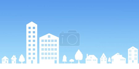Photo for City background view with buildings, urban concept - Royalty Free Image