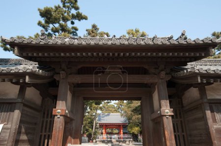 Santuario Sumiyoshi Taisha ubicado en Sumiyoshi, Osaka, Japón