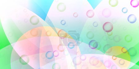 Photo for Creative colorful abstract background with air bubbles - Royalty Free Image