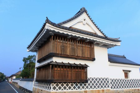 old building in Shopping Street Of Hagi city