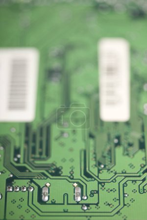 Photo for A close up of a computer motherboard - Royalty Free Image
