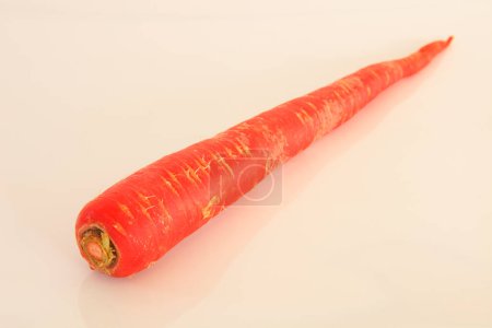 Photo for Fresh carrot vegetable on  background, close up - Royalty Free Image