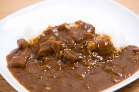 Foto de Cocina japonesa, arroz con curry japonés - Imagen libre de derechos