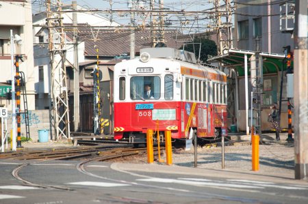 Foto de Ferrocarril eléctrico Sumiyoshi Hankai - Imagen libre de derechos