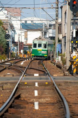 Photo for Sumiyoshi Hankai Electric Railway - Royalty Free Image