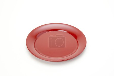 Photo for Round plate on white - Royalty Free Image